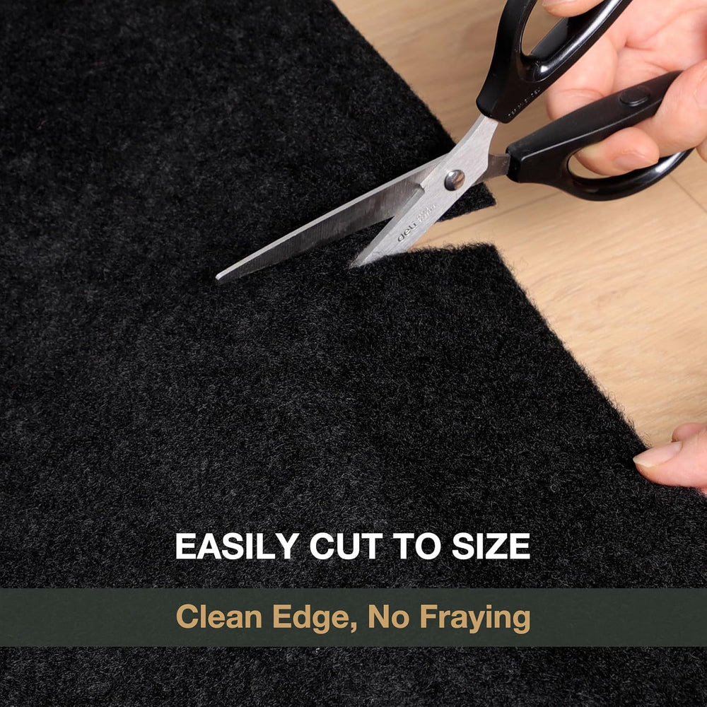 SALLOUS 450 GSM Extra Thick Runner Rug 4x50ft, Heavy-Duty Reusable Carpet Run...