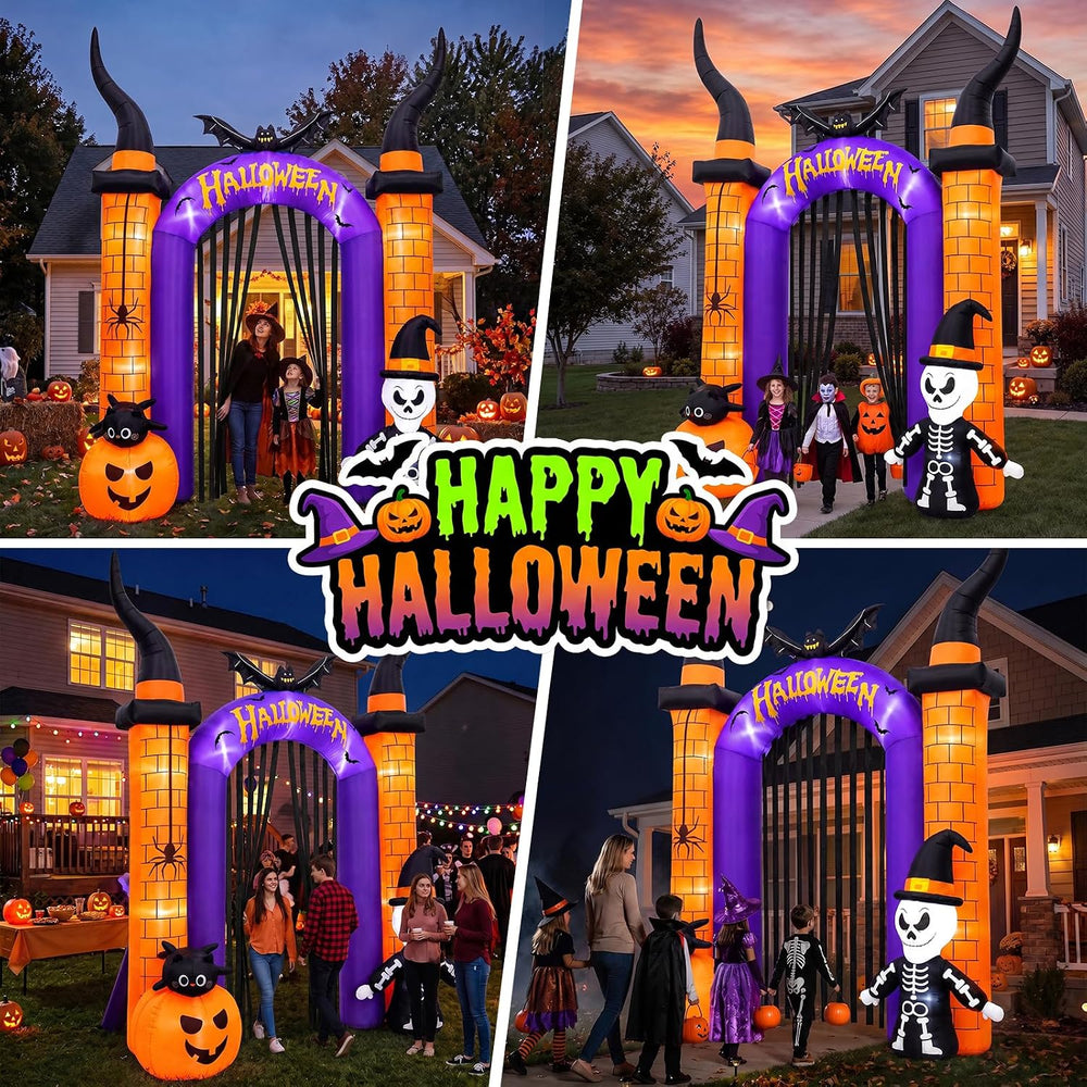 12.5FT Giant Halloween Inflatable Archway Outdoor Decoration