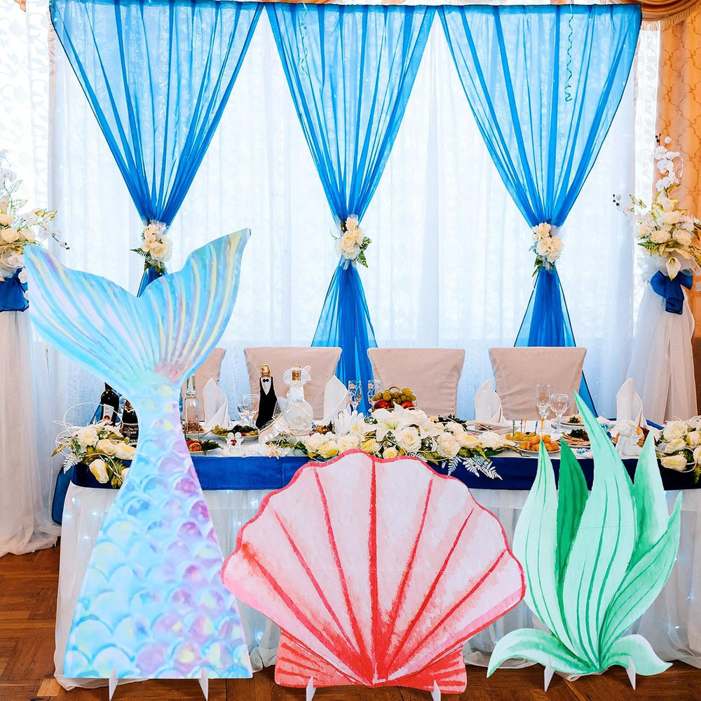 3 Pcs Large Sea Party Stand Under The Sea Party Decorations Set