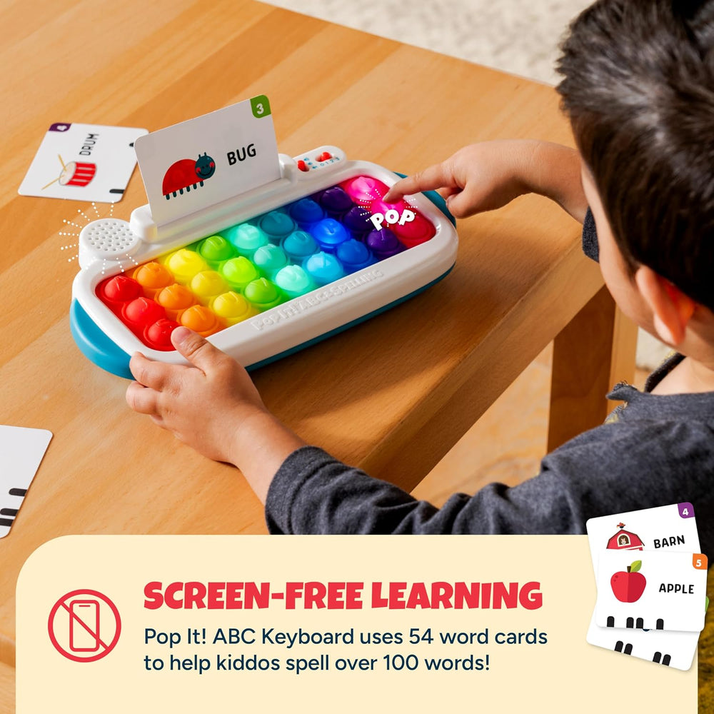 Chuckle & Roar Pop it! ABC & Spelling Keyboard, Optical Reader, 100+ ...