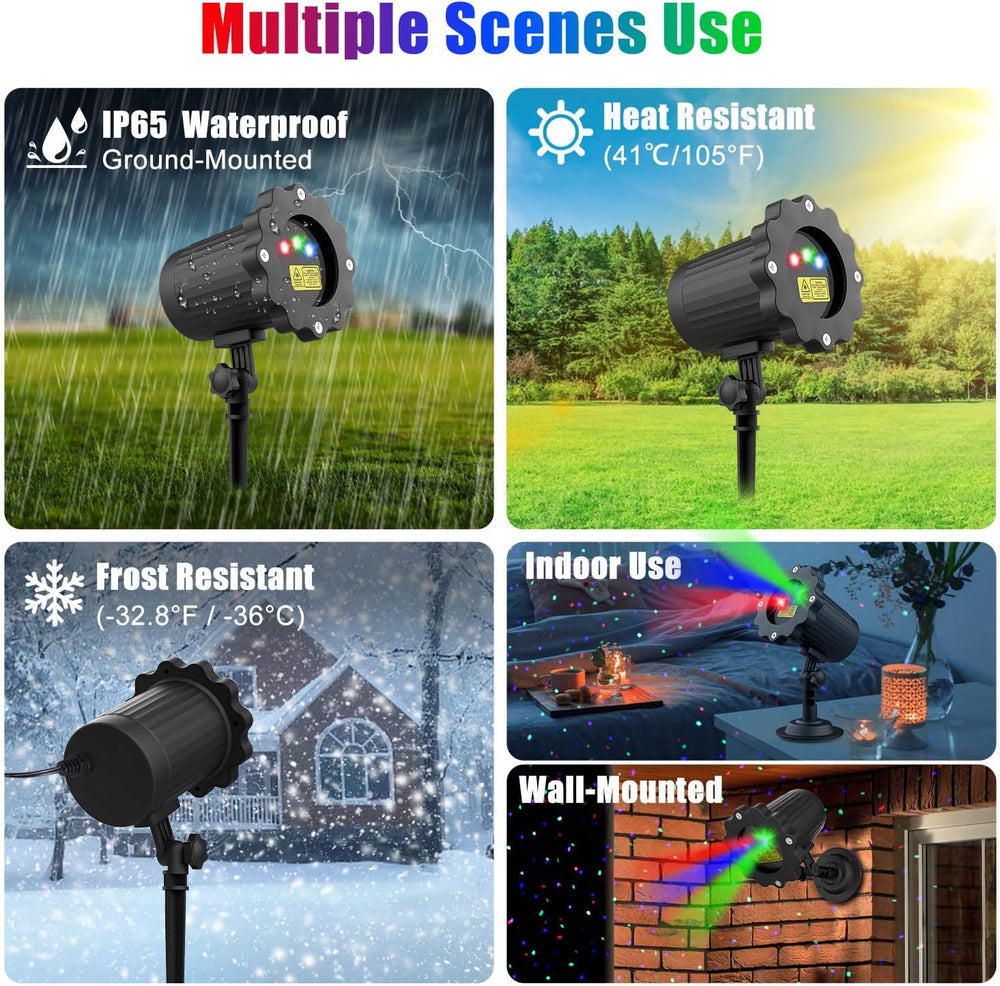 Fimilo Firefly Laser Projector Light, RGB Laser Landscape Lights Outdoor