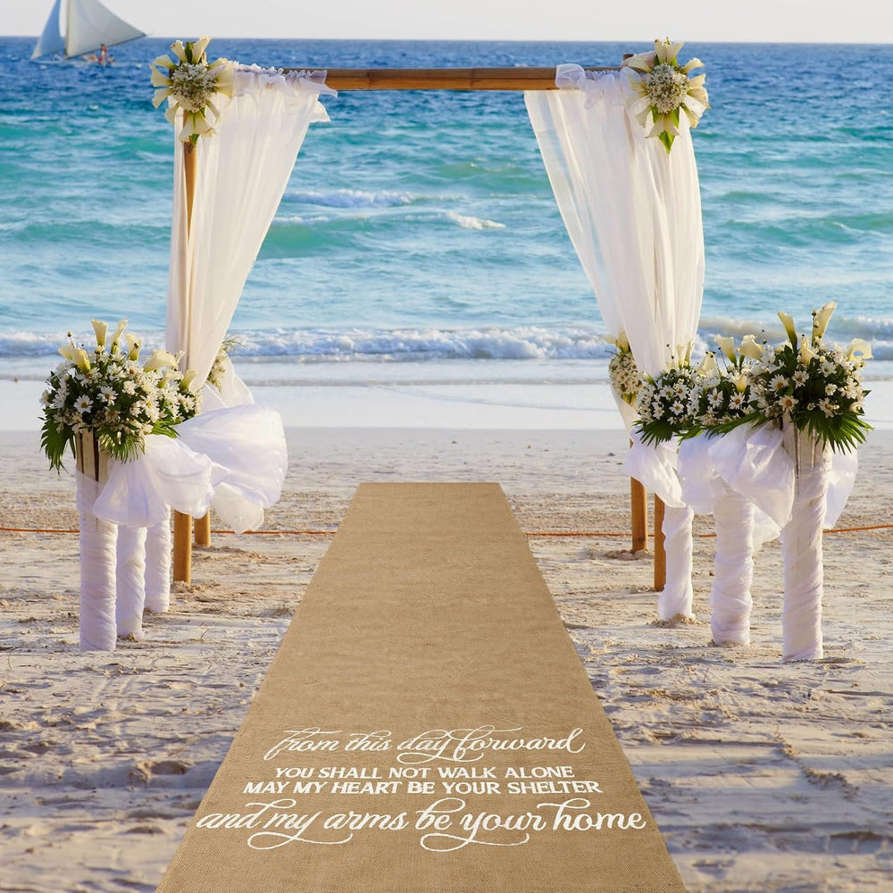Tudomro 40 Inch X 15 ft Extra Long Natural Burlap, Stylish Style