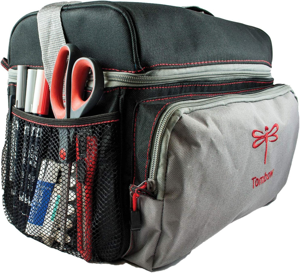 Tombow 56177 Storage Tote, Black and Grey. Perfectly Stores All of Your Tombo...