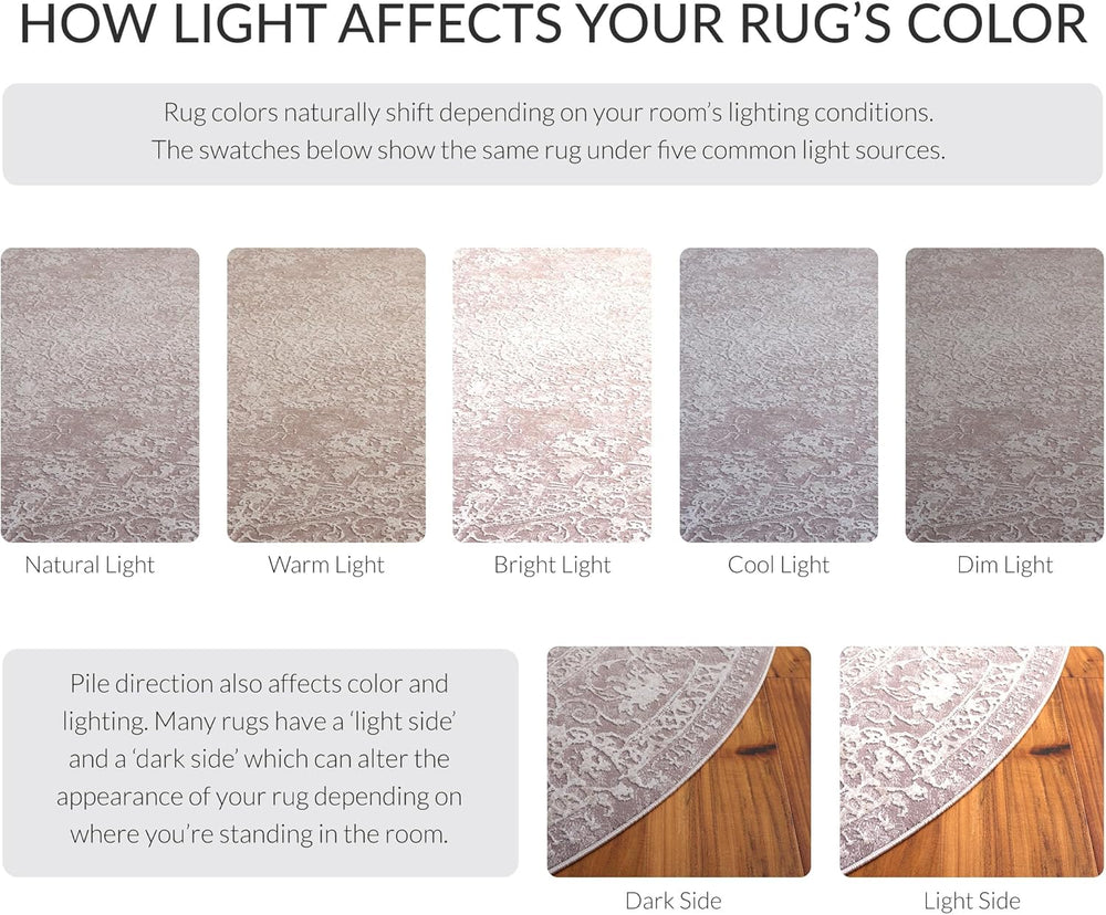 SAFAVIEH Reflection Area Rug 9'x12', Traditional Beige & Cream RF...