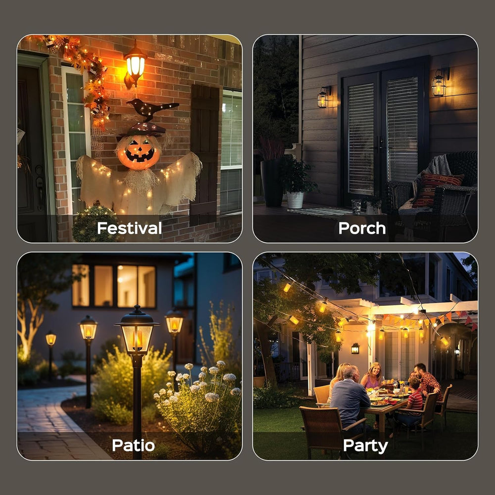Gen2 Flame Light Bulbs, Like Real Fire 3-Mode for Halloween Decor