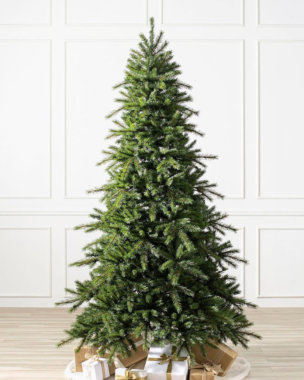 Balsam Hill Norwegian Grand Fir - Traditional Slim Artificial Christmas Tree ...