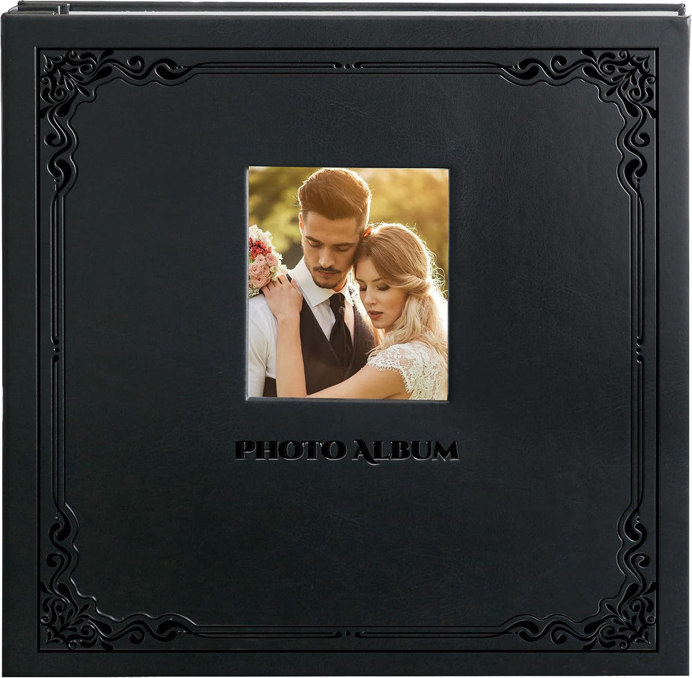 Photo Album Can Hold 3X5 4X6 5X7 6X8 8X10 Photos, Self Adhesive Magnetic DIY ...