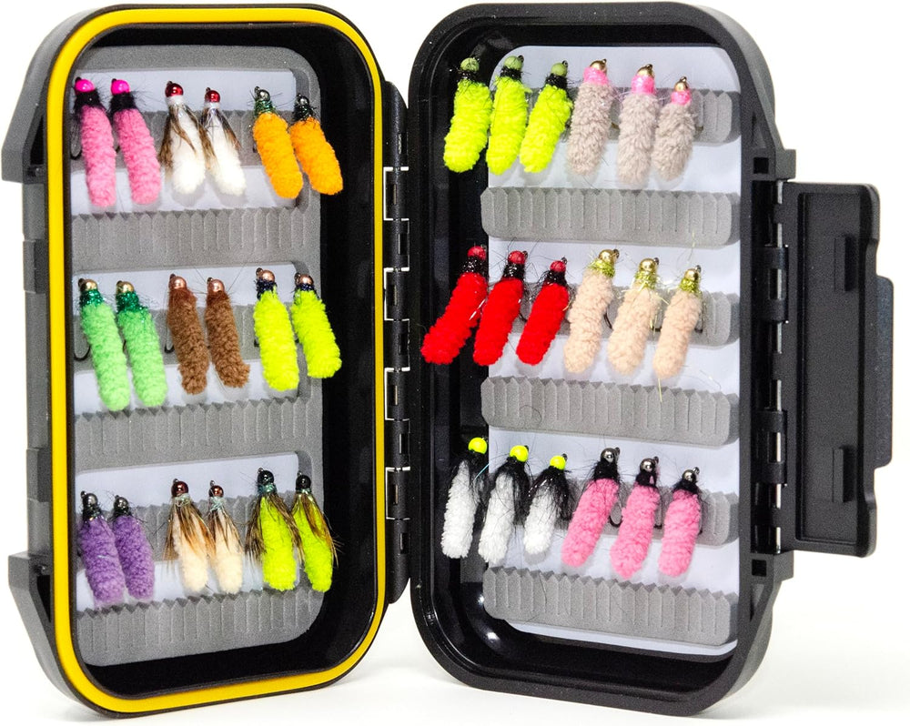 Outdoor Planet 36/48 / 60 Premium Hand Tied Fly Fishing Flies Assortment Kit ...