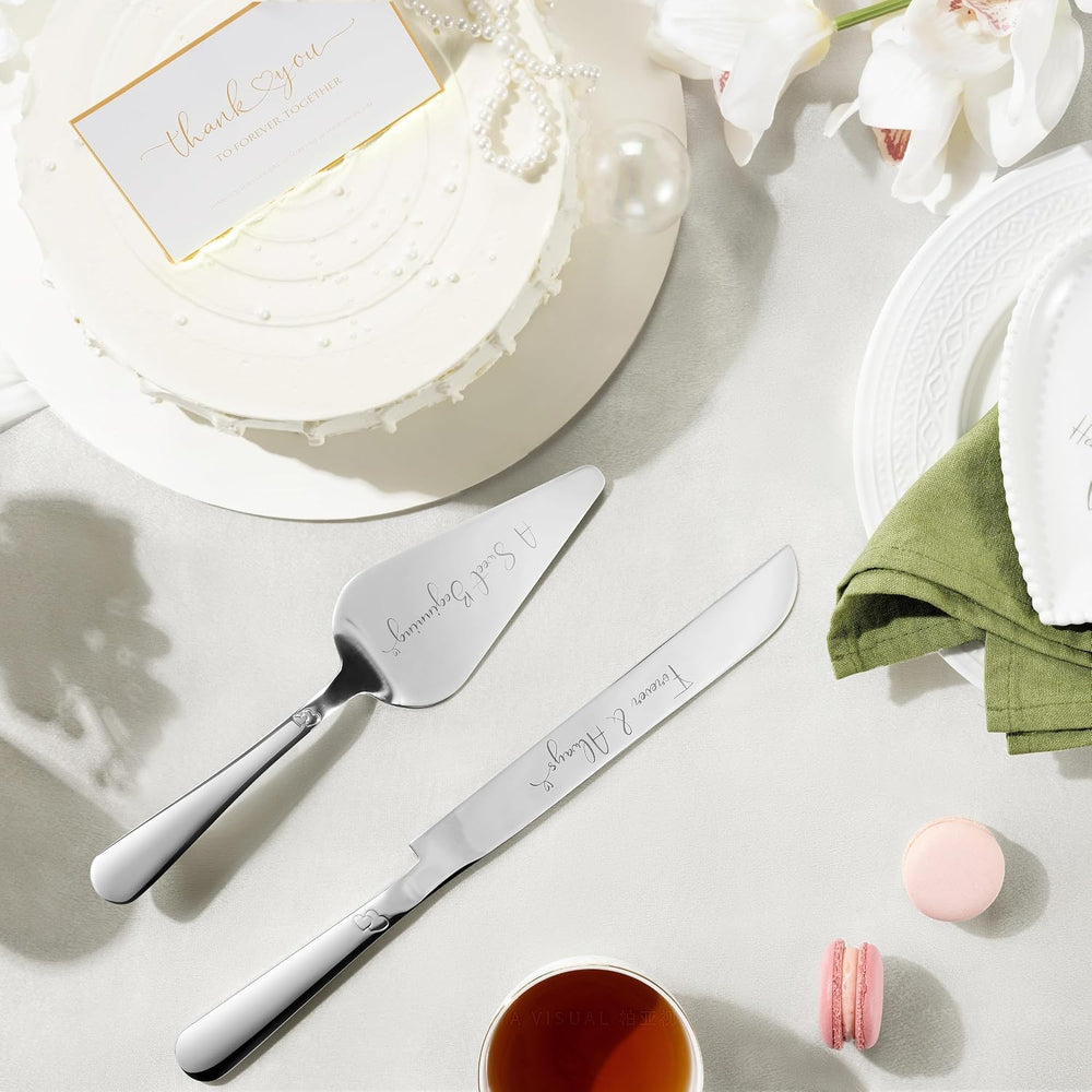 5-Pc Wedding Cake Cutting Set, Cake Knife Server Set