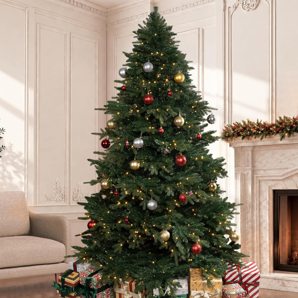 Naomi Home 7.5ft Artificial Prelit Rustic Christmas Tree