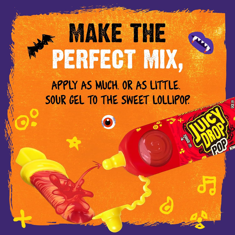 Juicy Drop Sweet & Sour Lollipop Variety Party Pack - 21 Count Sweet Loll...