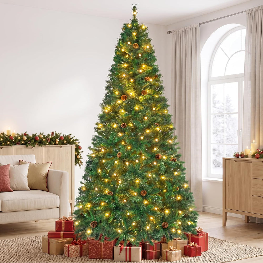 Artificial Christmas Tree with 1500 Tips, 7ft 6in Green