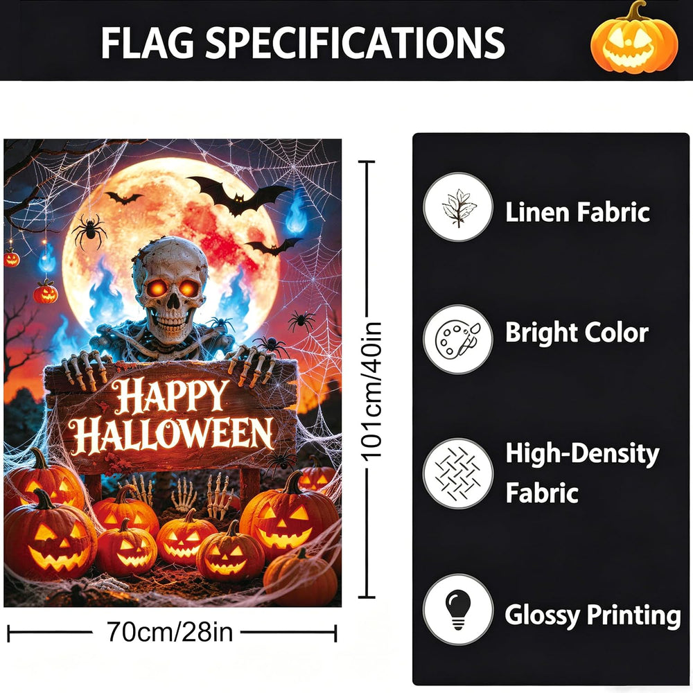 Seasonal Garden Flags Set of 12, 28×40In Double Sided Large House Flags