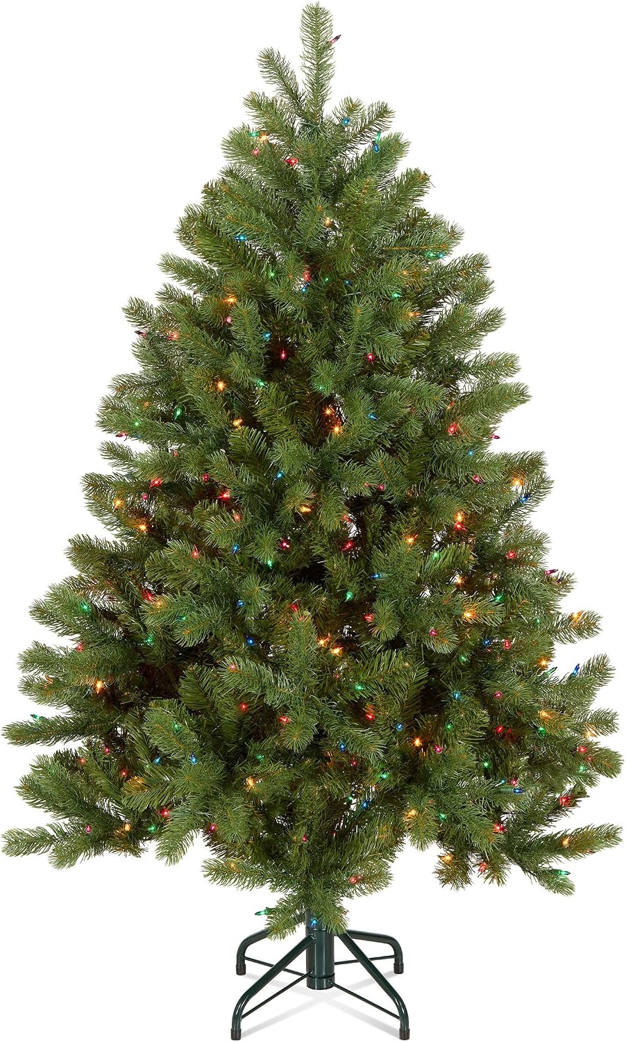 National Tree Company 4.5ft Pre-Lit Downswept Douglas Fir Christmas Tree