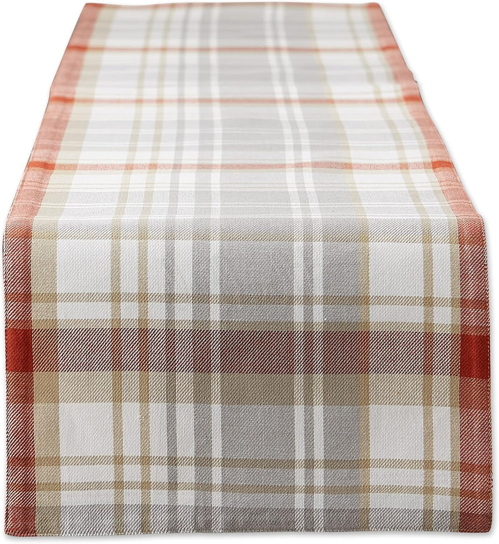 DII Thankful Autumn Collection Fall Tabletop Decoration, Reversible Table Run...