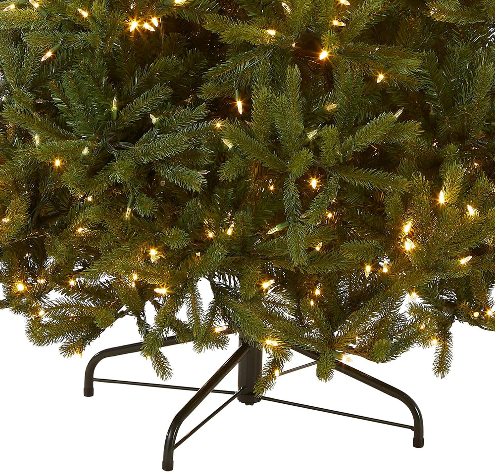 National Tree Company 7.5ft Pre-Lit Jersey Fraser Fir Medium Christmas Tree
