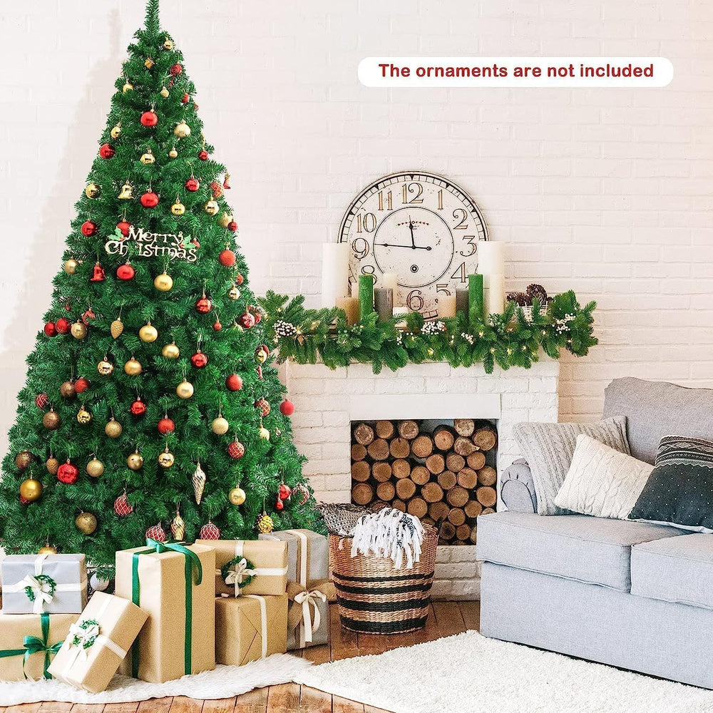Goplus 8ft Artificial Christmas Tree with 1138 PVC Branch Tips