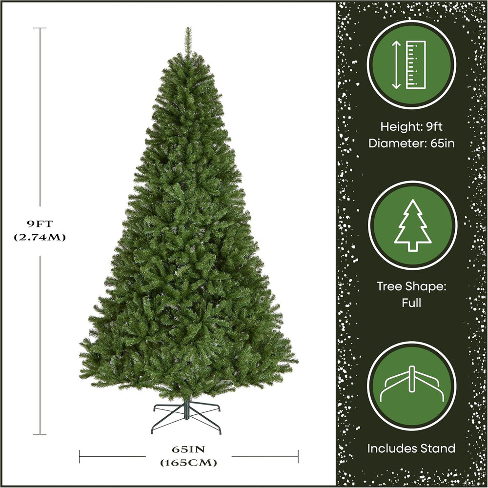 National Tree Company 9ft Unlit North Valley Spruce Christmas Tree