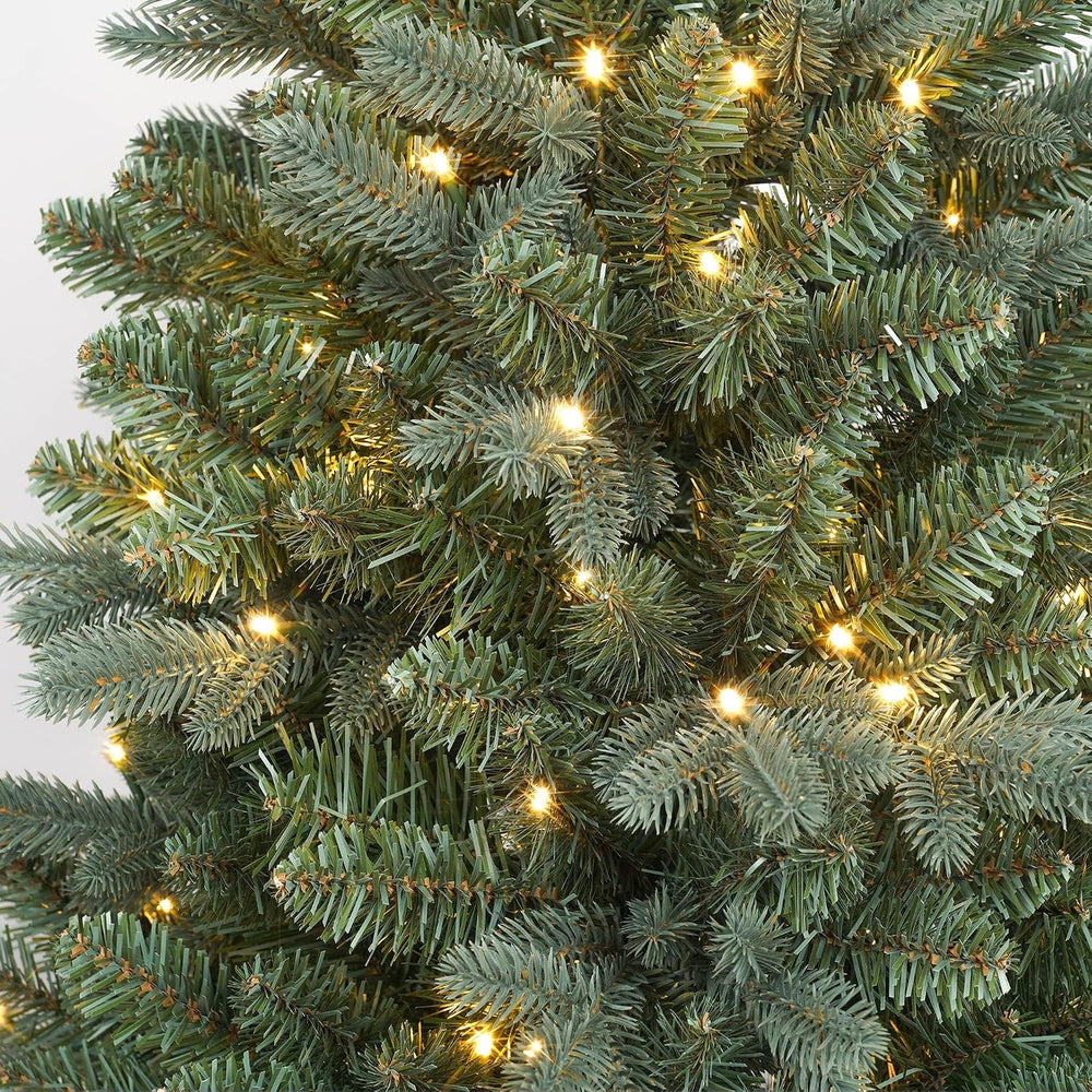 3Ft Pre-Lit Artificial Christmas Tree Tabletop with 70 Warm Lights Battery Op...