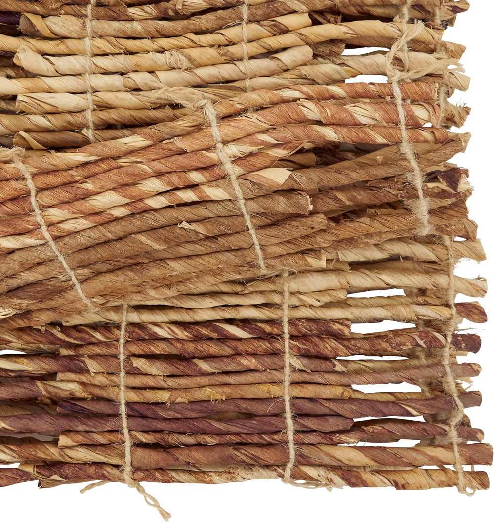 SARO LIFESTYLE Handwoven Abaca & Jute Table Runner – Natural Textured Dec...