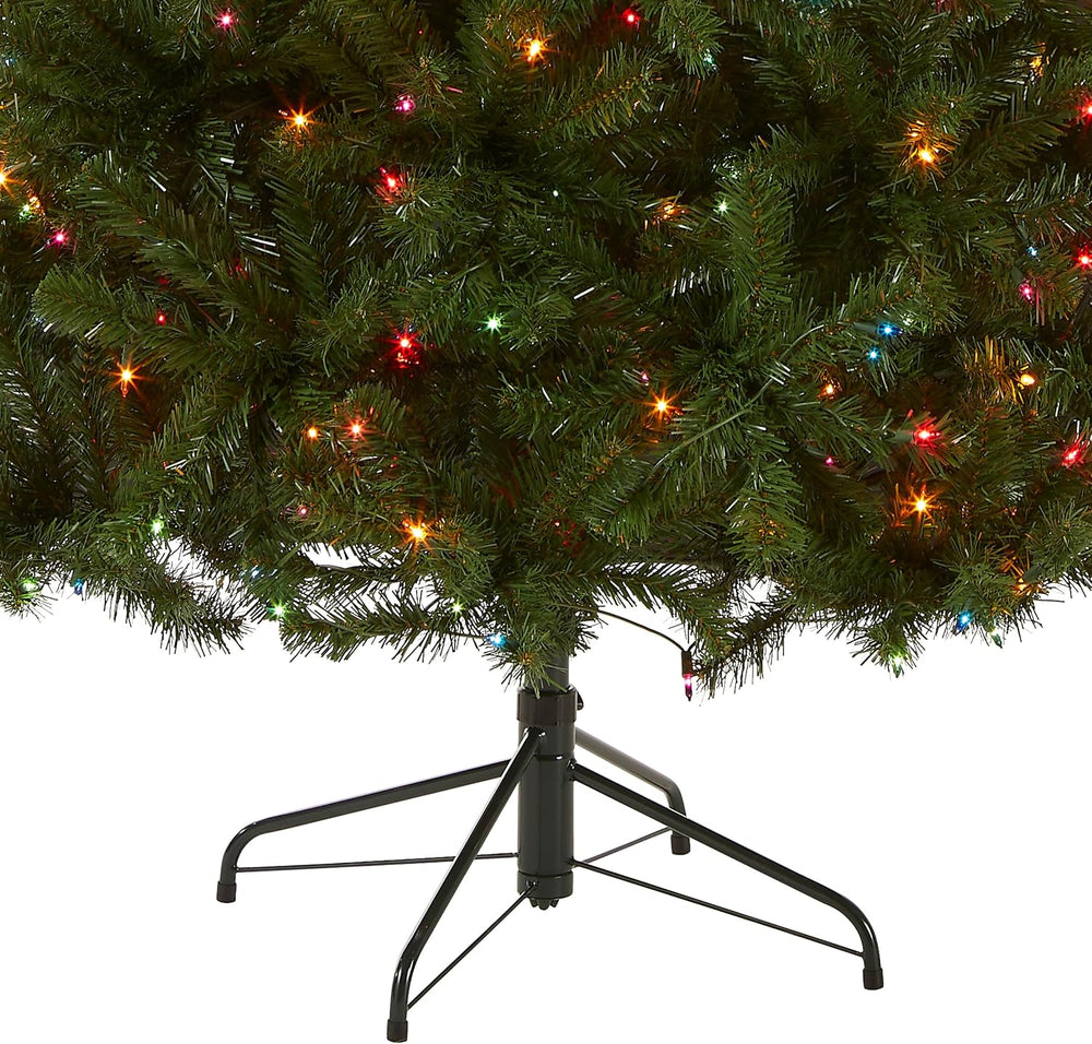 National Tree Company 7ft Pre-Lit North Valley Spruce Full Christmas Tree
