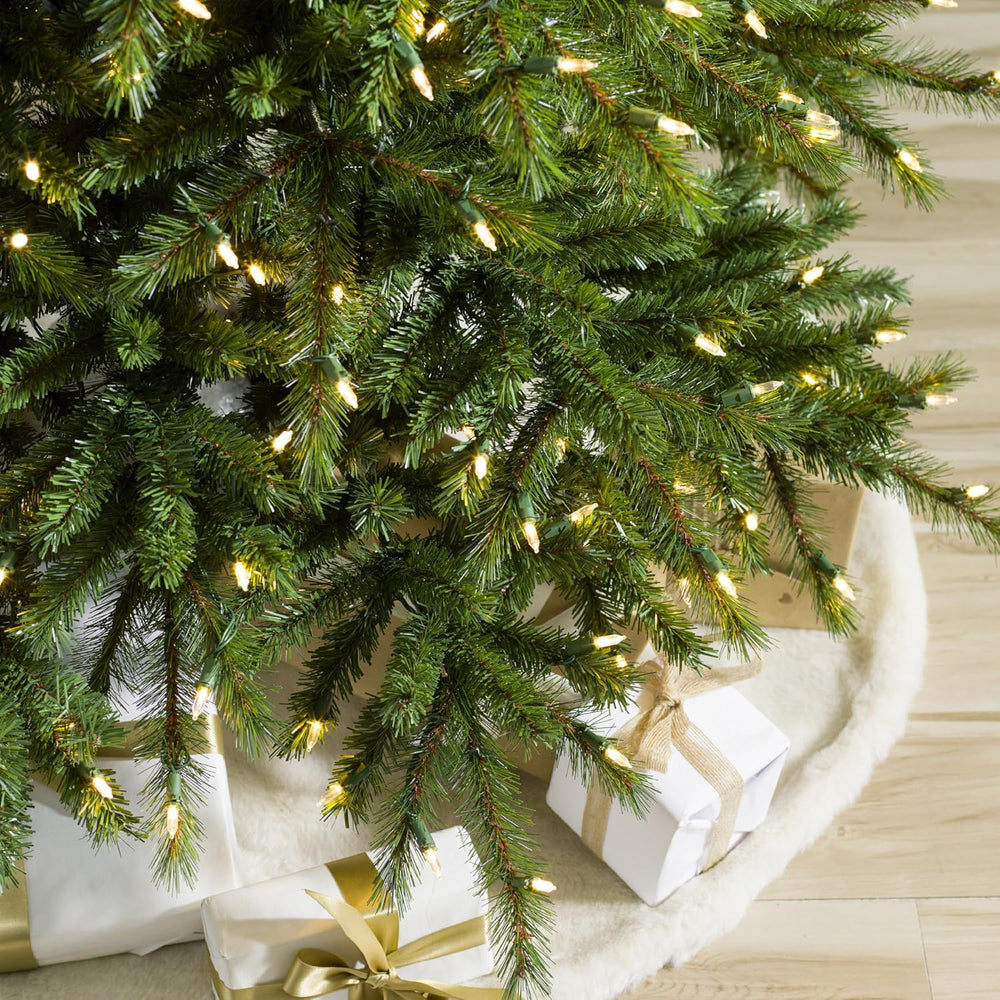 Balsam Hill Norwegian Grand Fir - Traditional Slim Artificial Christmas Tree ...