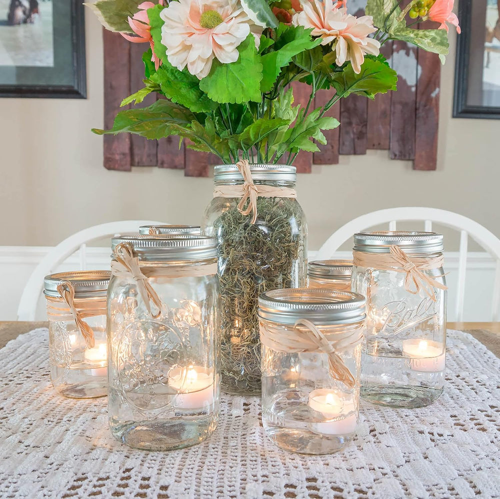 Stonebriar Bulk 96 Pack Unscented Smokeless Long Burning Clear Cup Tea Light ...