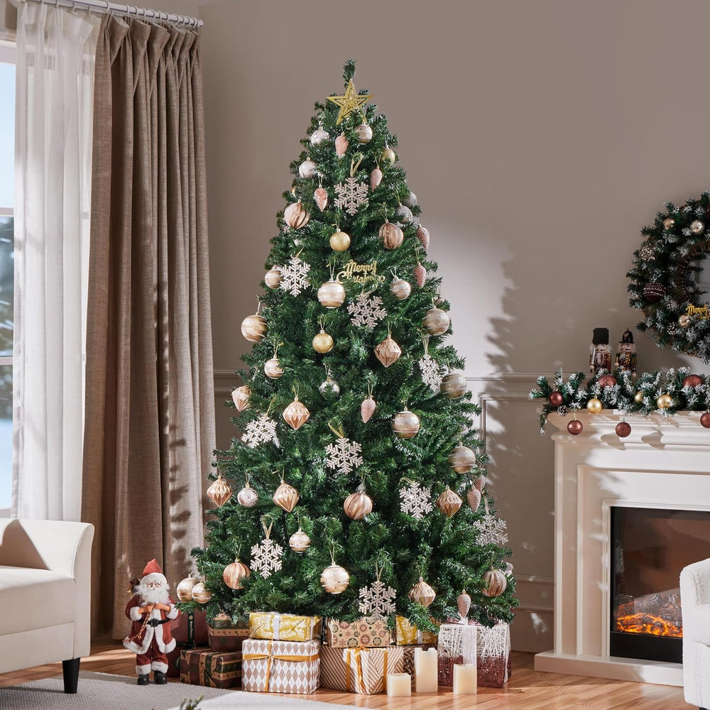 Yaheetech 7.5ft Artificial Christmas Spruce Tree, Realistic Premium Unlit