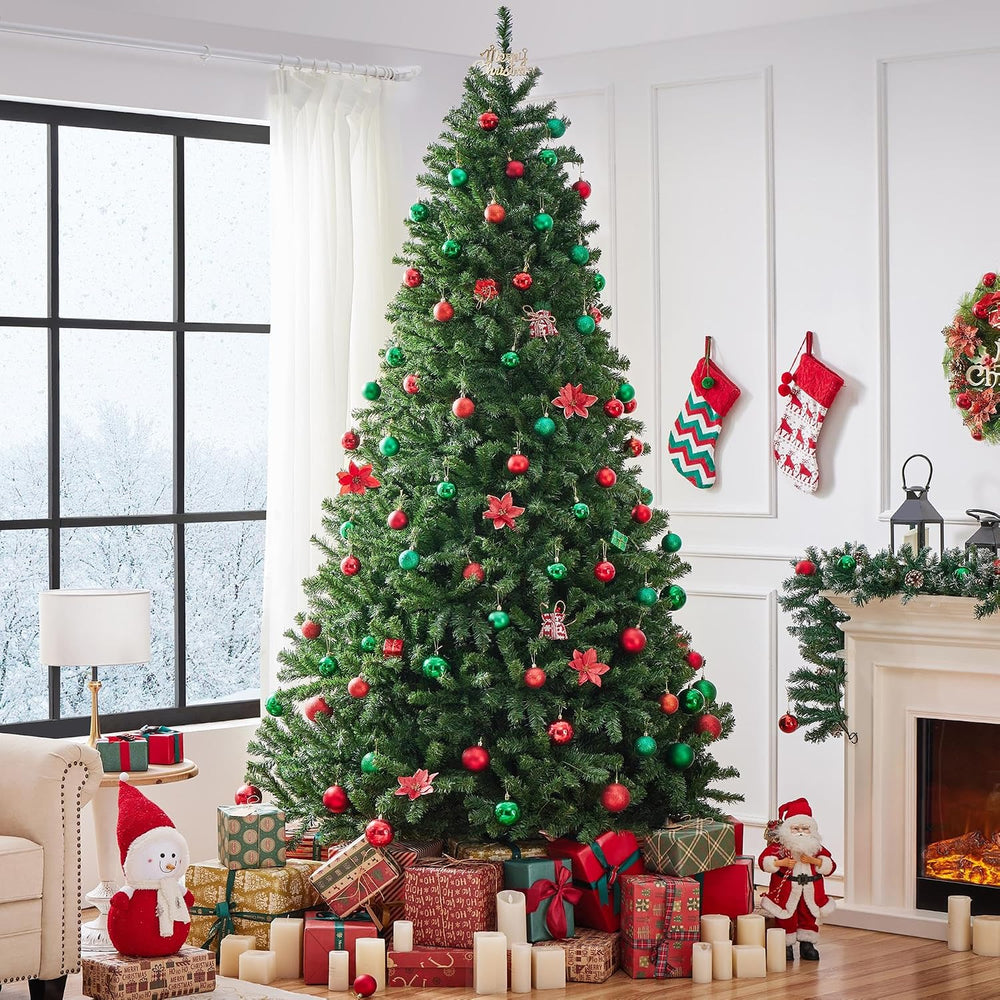 Yaheetech 9ft Artificial Christmas Tree, Realistic Premium Spruce Hinged