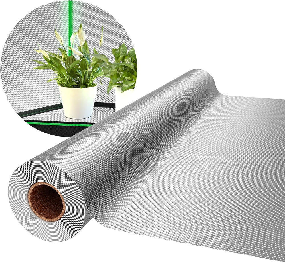 VIVOSUN 6 Mil Mylar Film Roll, 4 ft. x 10 ft. Diamond Film Foil Roll, Heavy-D...