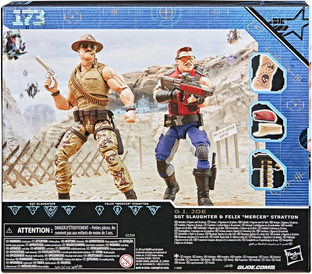 G.I. Joe Classified Series #173, SGT Slaughter & Felix Mercer Stratton, 2...