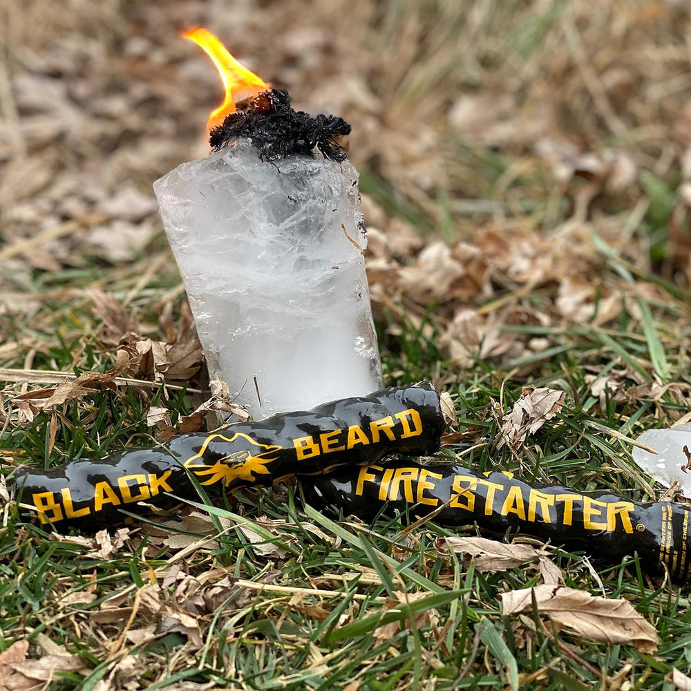 Beard Fire Starter Rope (1 Rope) | 100% Weatherproof Fire Starter for Campfir...