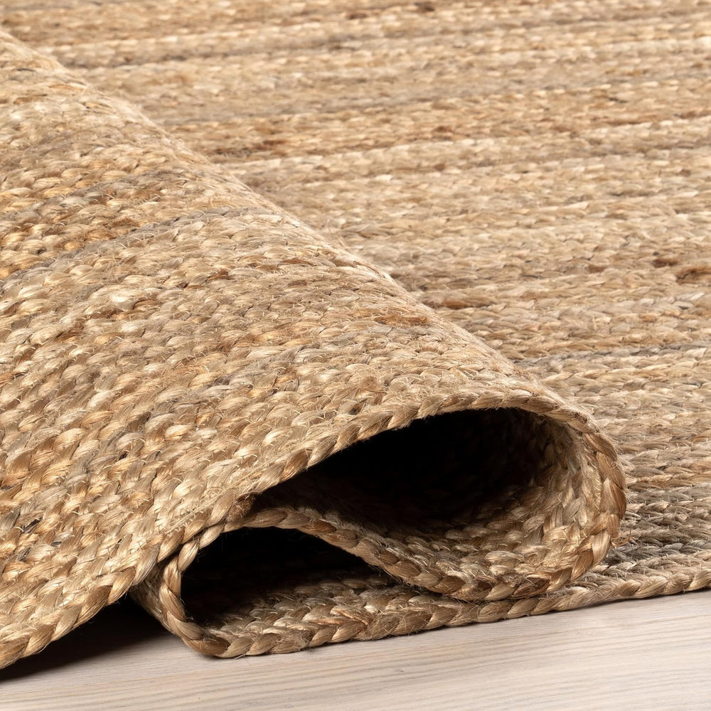 nuLOOM Rigo Natural Solid Flatweave Runner Rug, 2' x 8'