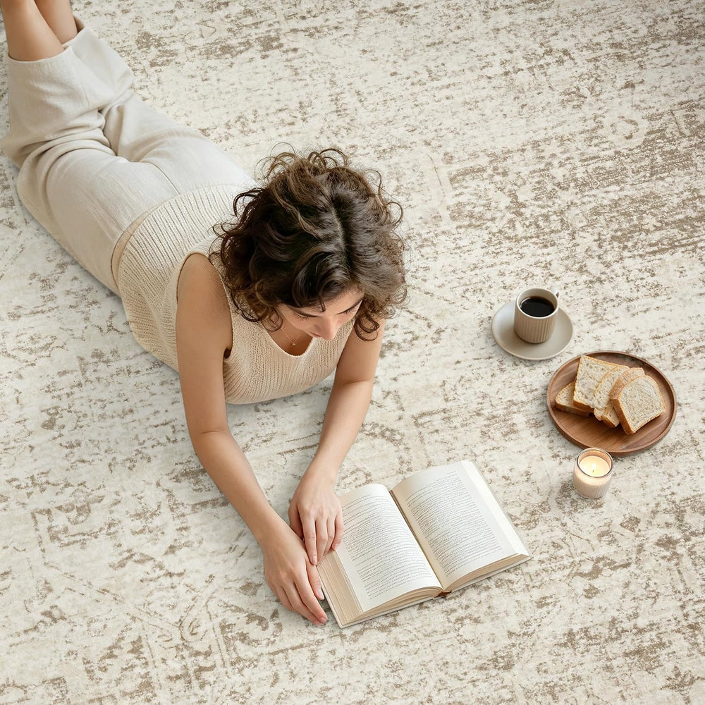 Washable Rugs 8x10 Area Rugs for Living Room,Bedroom,Dining Room Carpet