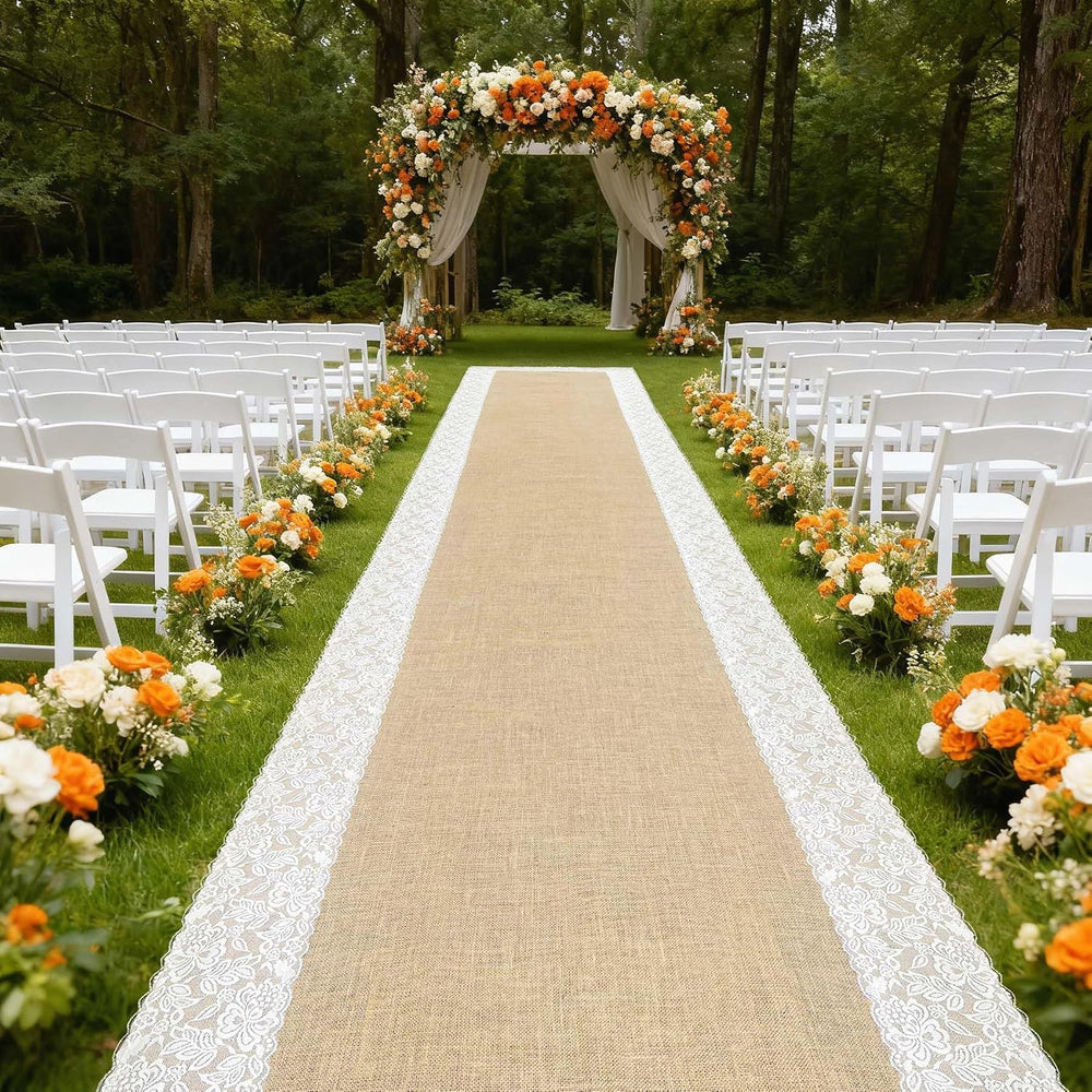 3ft x 20 ft Wedding Aisle Runner Outdoor for Wedding Ceremony