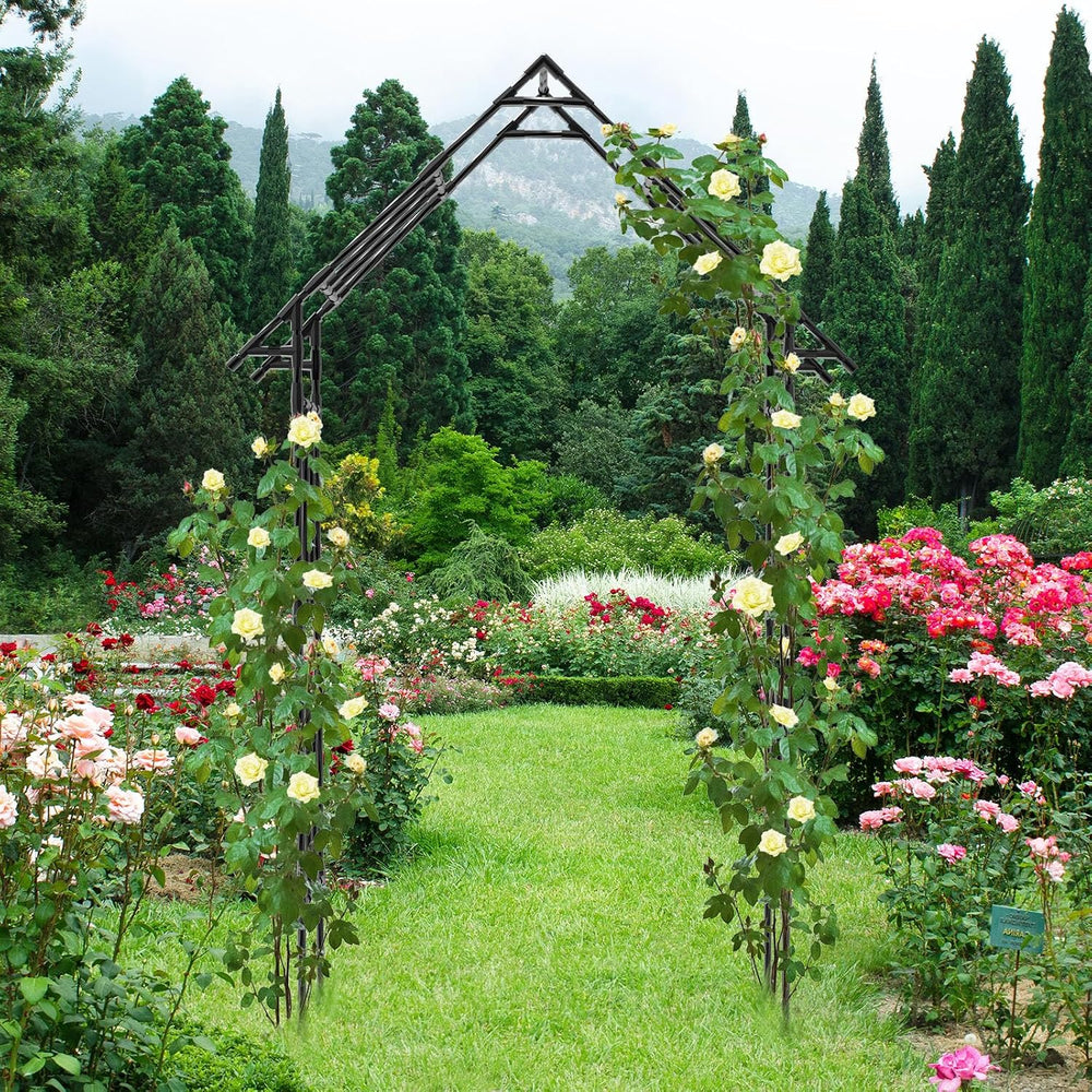 Garden Arch Trellis -48" L *98" H,Gothic Abor Trellis with Reinforc...