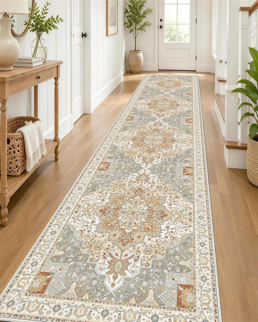 OLANLY 2'6"x14' Washable Runner Rug, Non Slip Carpet for Hallway...