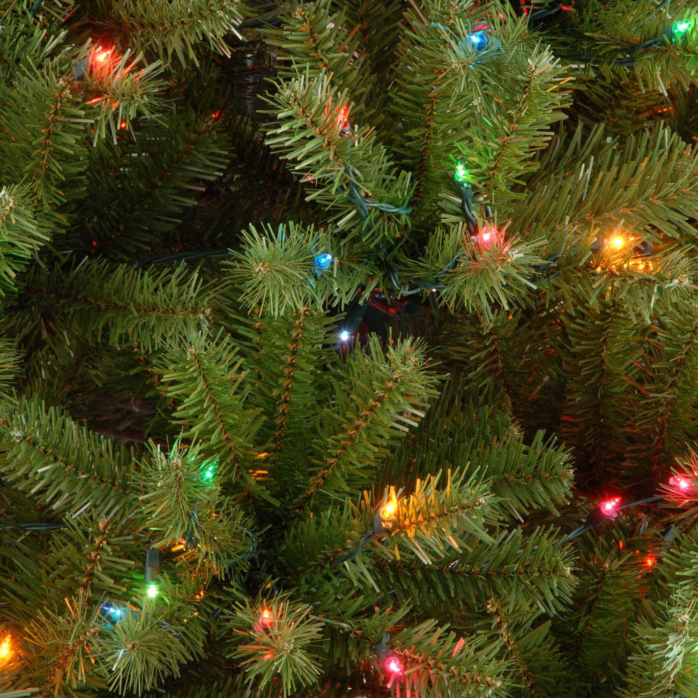 National Tree Company 7.5ft Pre-Lit North Valley Spruce Christmas Tree