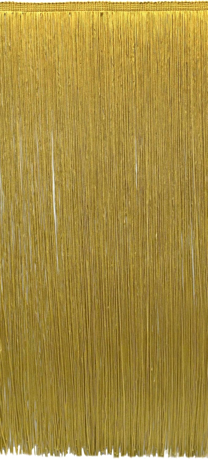 18" (45.5cm) Very Long and Lovely Chainette Bullion Fringe Trim # CF18, ...
