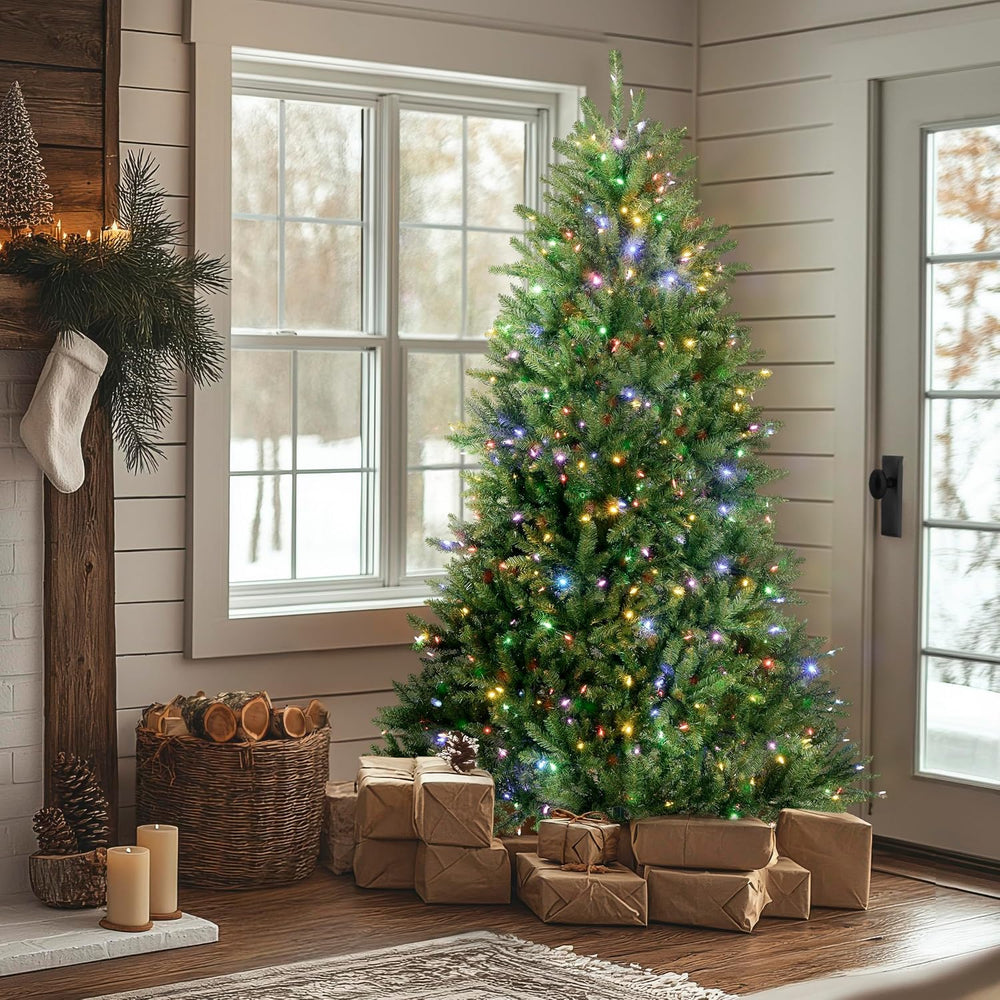 National Tree Company 7ft Pre-Lit Dunhill Fir Artificial Christmas Tree