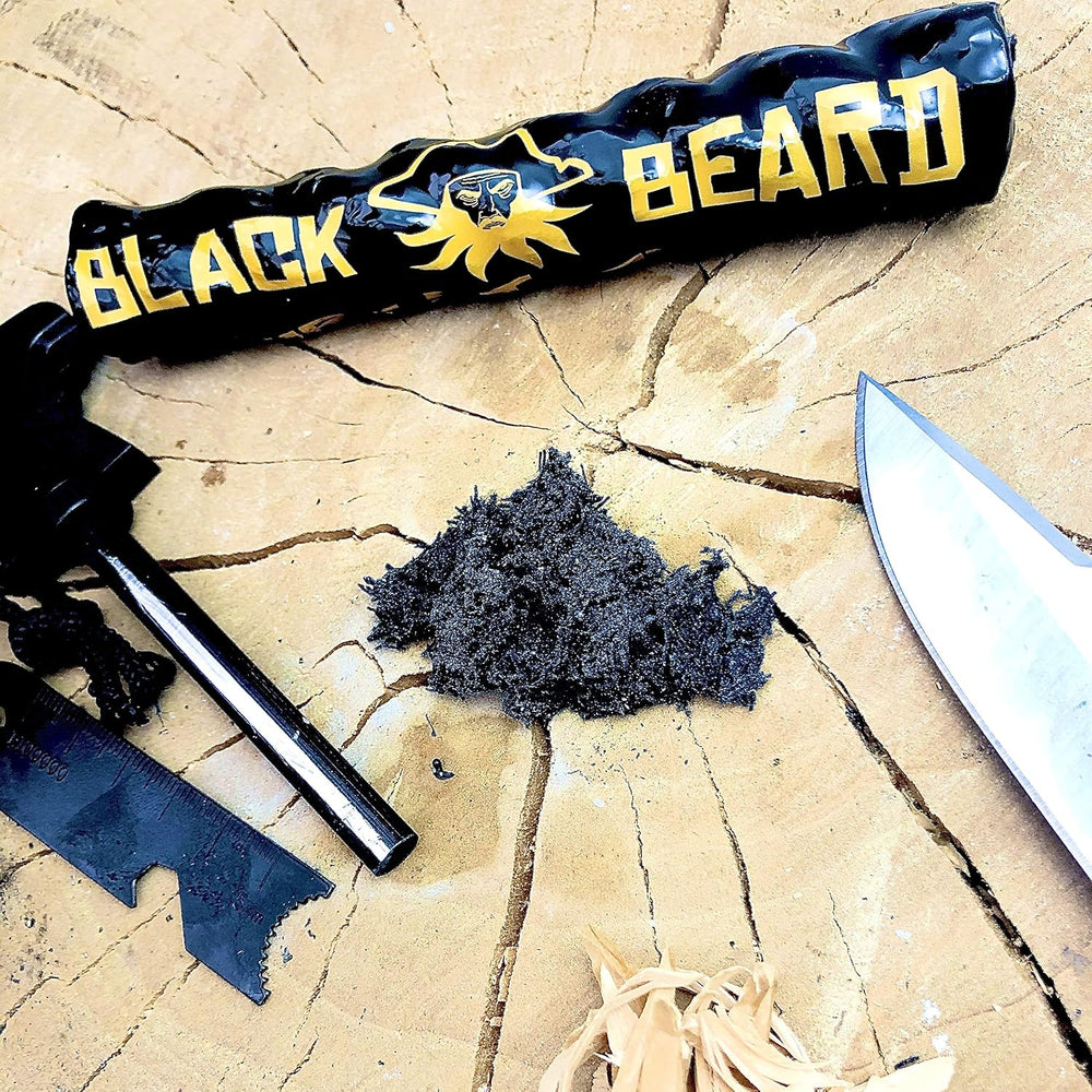 Beard Fire Starter Rope (1 Rope) | 100% Weatherproof Fire Starter for Campfir...