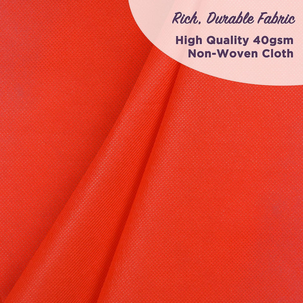 J&A Homes Red Aisle Runner - Professional-Grade Nylon, Includes Tape Doub...