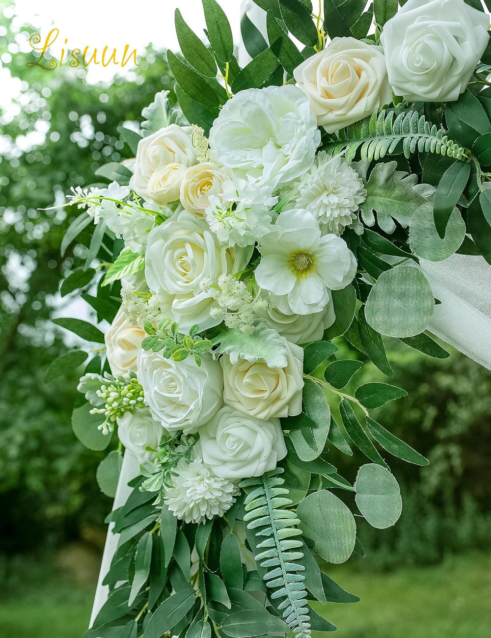Artificial Wedding Arch Flowers, 2 Large Floral Swags