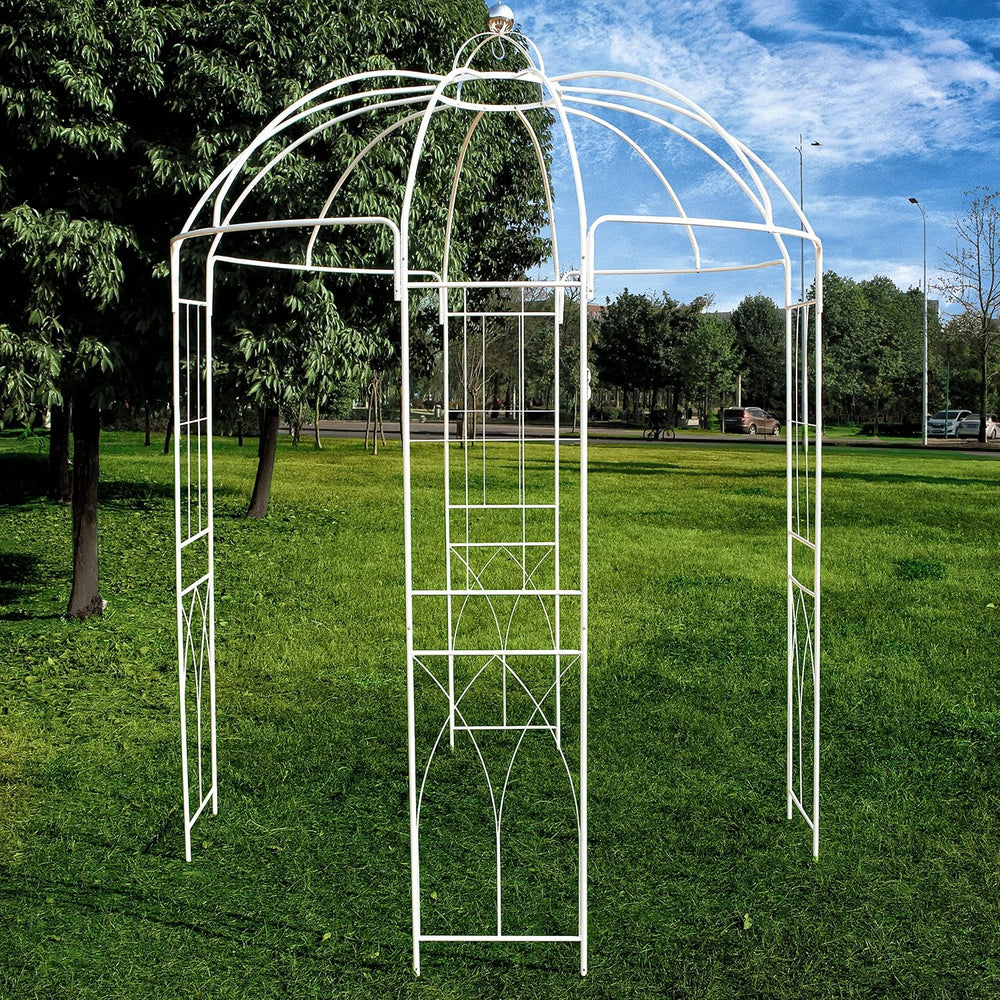 French Style Birdcage Shape Heavy Duty Gazebo, 9' Highx 6'6" Wid...