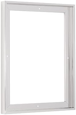 Pixy Canvas 20x24 inch Floater Frame for Canvas Paintings, Wood Panels, Canvas Panels & Stretched Canvas Boards. Floating Frame fits 5/8", 3/4" & max 7/8" Deep Artwork (Chrome, 20 x 24 inch)