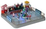lemax lemax-14871 vail village-sights & sounds: outdoor skating shown in use