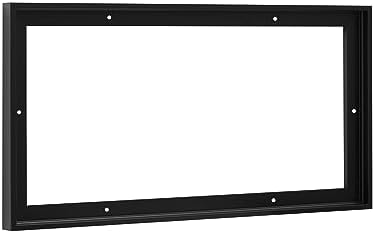 Pixy Canvas 20x40 inch Floater Frame for Canvas Paintings. 12 Colors. Floating Frame fits 5/8", 3/4" & max 7/8" Deep Stretched Canvas & Wood Panels (Black, 20 x 40 inch)