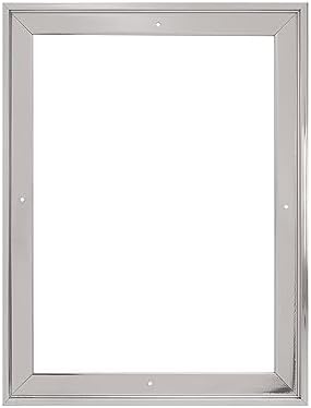 Pixy Canvas 20x24 inch Floater Frame for Canvas Paintings, Wood Panels, Canvas Panels & Stretched Canvas Boards. Floating Frame fits 5/8", 3/4" & max 7/8" Deep Artwork (Chrome, 20 x 24 inch)