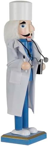 Northlight Doctor with Stethoscope Wooden Christmas Nutcracker - 14"
