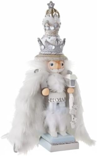 Kurt S. Adler 18-Inch Hollywood White Fur King Nutcracker, Multicolor